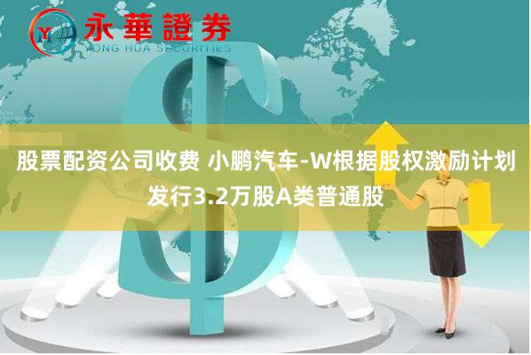 股票配资公司收费 小鹏汽车-W根据股权激励计划发行3.2万股A类普通股